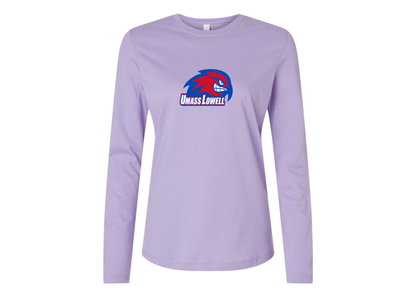 BELLA CANVAS Women’s UMass Lowell River Hawks Jersey Long Sleeve Tee