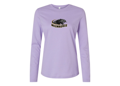 BELLA CANVAS Women’s Wisconsin Milwaukee Panthers Jersey Long Sleeve Tee