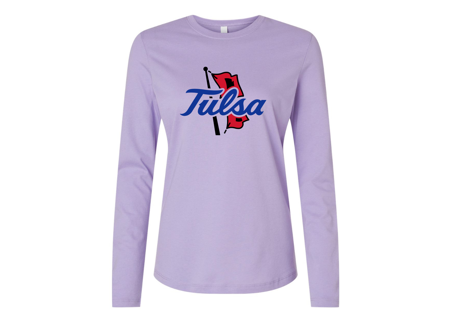 BELLA CANVAS Women’s Tulsa Golden Hurricane Jersey Long Sleeve Tee
