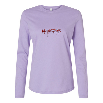 BELLA CANVAS Women’s Alice Cooper Logo Jersey Long Sleeve Tee