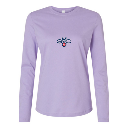 BELLA CANVAS Women’s Saint Marys Gaels Logo Jersey Long Sleeve Tee