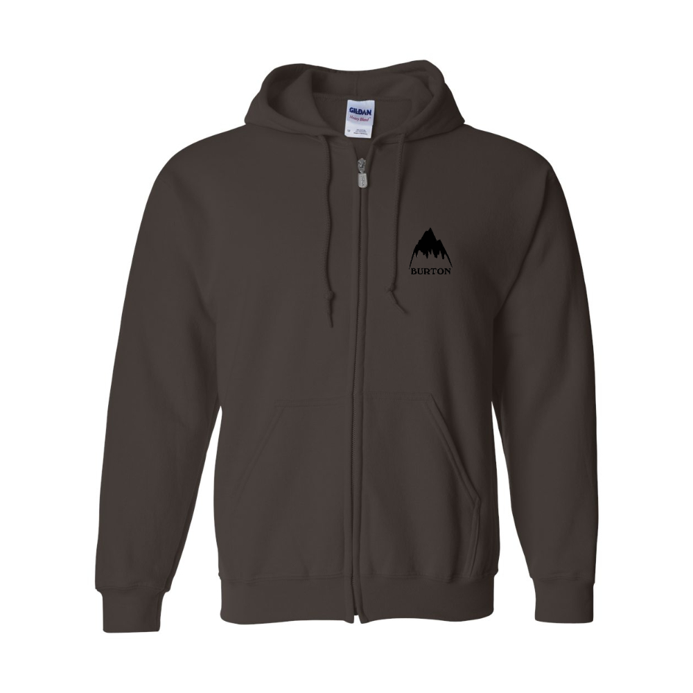 Men's   Burton Mountain  Gildan  Heavy Blend Full Zip Hooded Sweatshirt