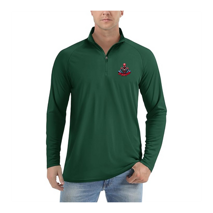 Men's Spider-Man 2025  Lightweight Quarter-Zip Athletic Shirt Long Sleeve Performance Wear