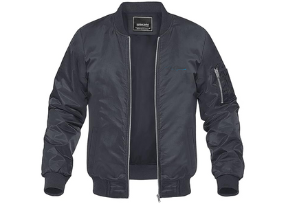 Men's La Tamise Logo Lightweight Bomber Jacket Windbreaker Softshell Varsity Jacket Coat