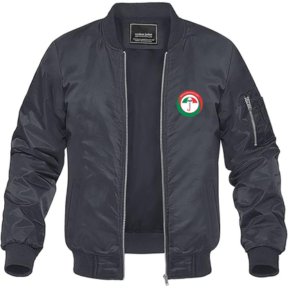 Men's   PDP  Logo  Lightweight Bomber Jacket Windbreaker Softshell Varsity Jacket Coat