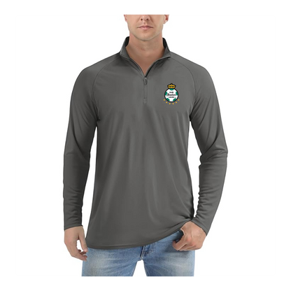 Men's Santos Laguna Soccer  Lightweight Quarter-Zip Athletic Shirt Long Sleeve Performance Wear