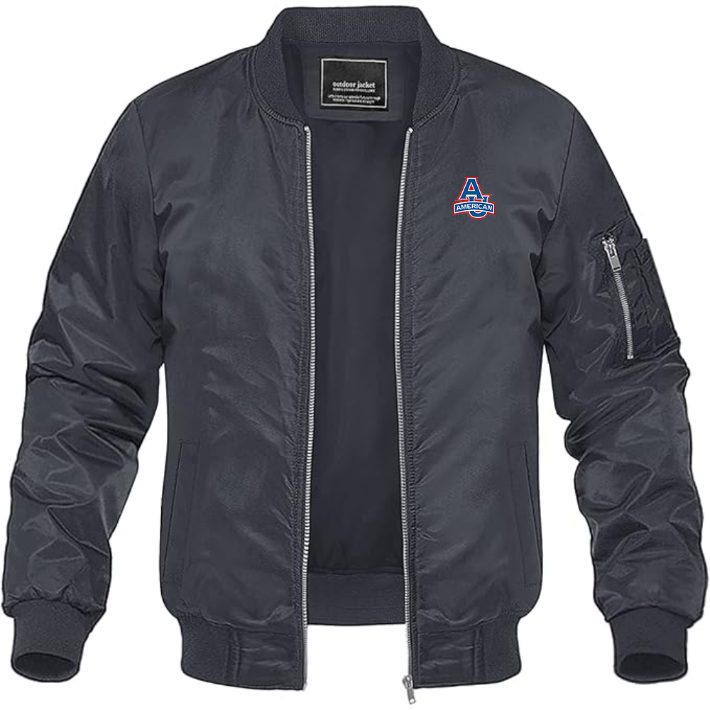 Men's  American Eagles  Lightweight Bomber Jacket Windbreaker Softshell Varsity Jacket Coat
