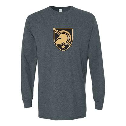 Men's  Army Black Knights  Gildan Heavy Cotton Long Sleeve T-Shirt