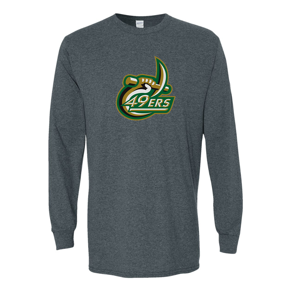 Men's Charlotte 49ers Gildan Heavy Cotton Long Sleeve T-Shirt