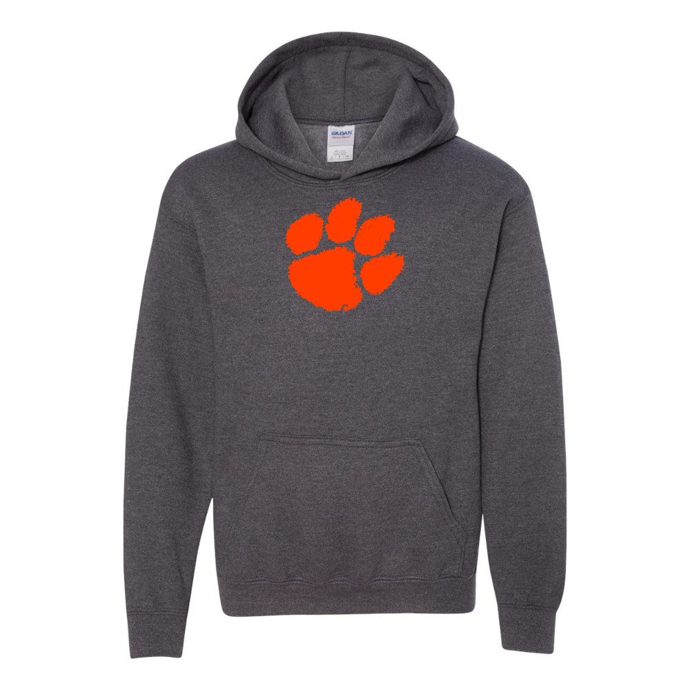 Youth Clemson Tigers Gildan Heavy Blend  Hooded Sweatshirt