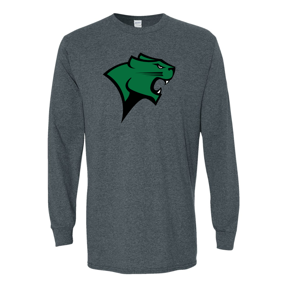 Men's Chicago State Cougars  Gildan Heavy Cotton Long Sleeve T-Shirt