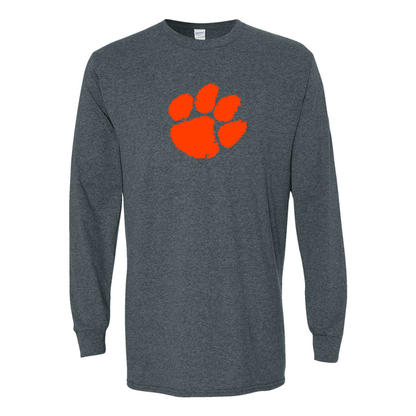 Men's Clemson Tigers Gildan Heavy Cotton Long Sleeve T-Shirt