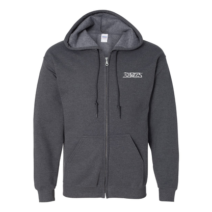 Men's Eagles Gildan  Heavy Blend Full Zip Hooded Sweatshirt