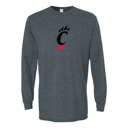 Men's Cincinnati Bearcats Gildan Heavy Cotton Long Sleeve T-Shirt