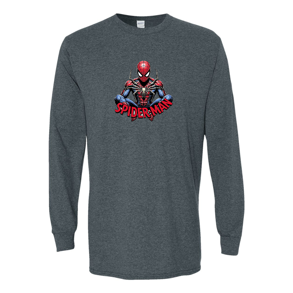 Men's Spider-Man 2025 Gildan Heavy Cotton Long Sleeve T-Shirt