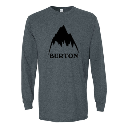 Men's  Burton Mountain  Gildan Heavy Cotton Long Sleeve T-Shirt