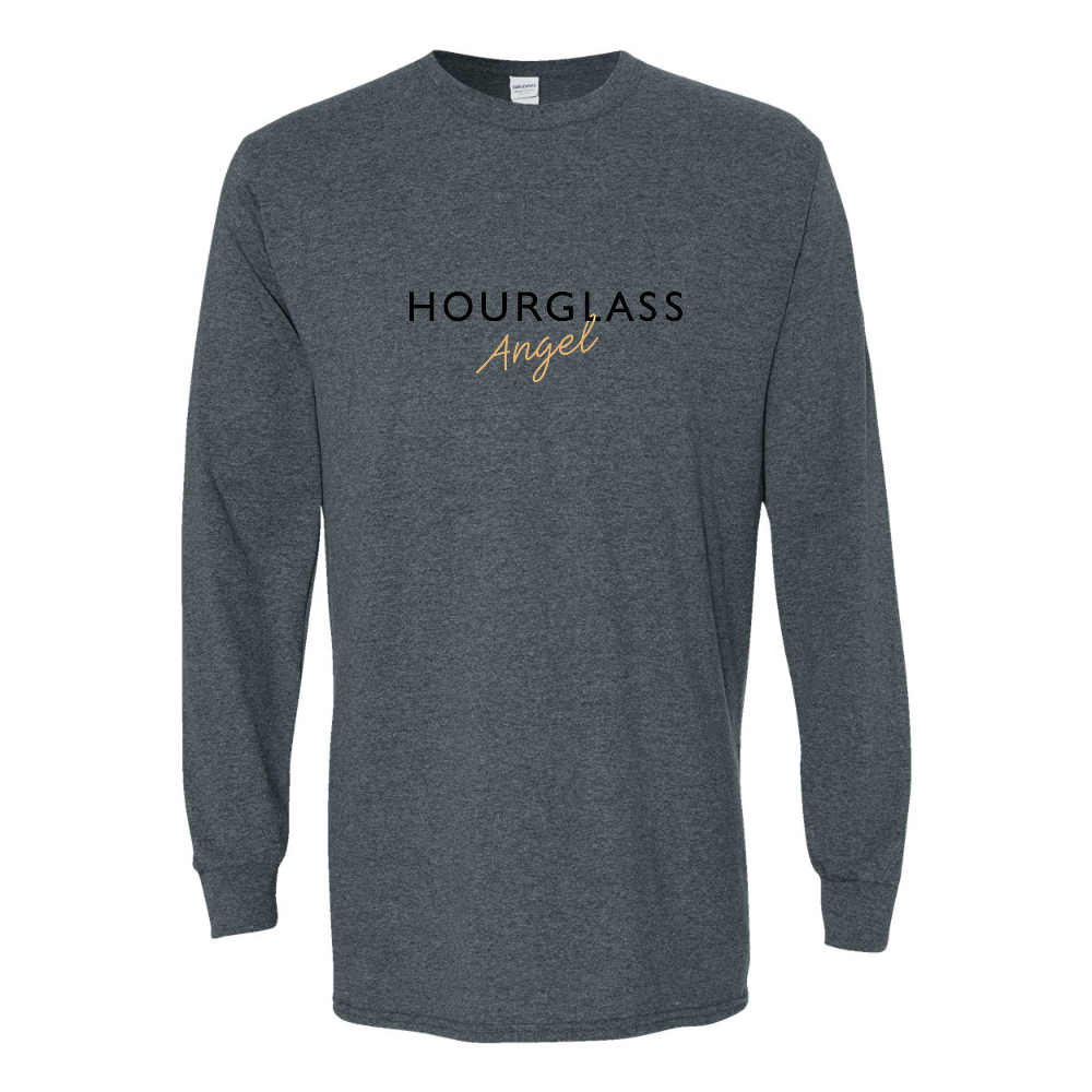 Men's Hourglass Angel  Gildan Heavy Cotton Long Sleeve T-Shirt