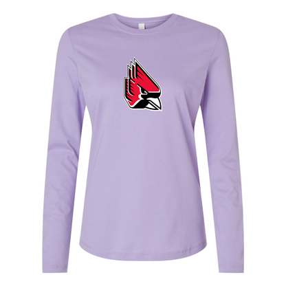 BELLA CANVAS  Ball State Cardinals Jersey Long Sleeve Tee