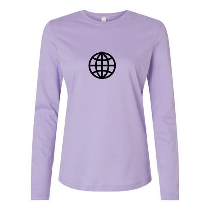 Internet Globe Jersey Long Sleeve Tee