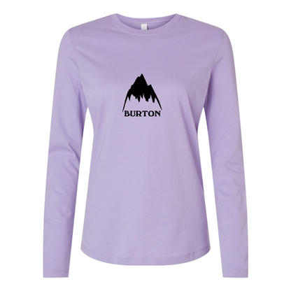 BELLA CANVAS Women’s  Burton Mountain  Jersey Long Sleeve Tee