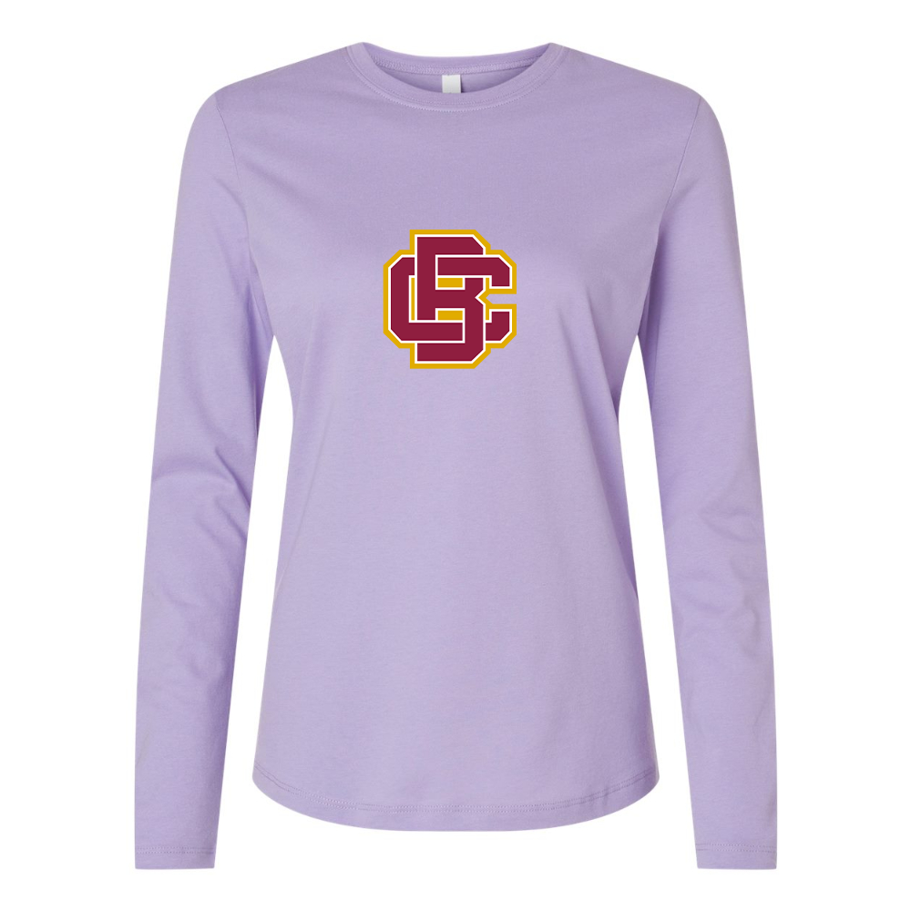 BELLA CANVAS Women’s Bethune Cookman Wildcats  Jersey Long Sleeve Tee