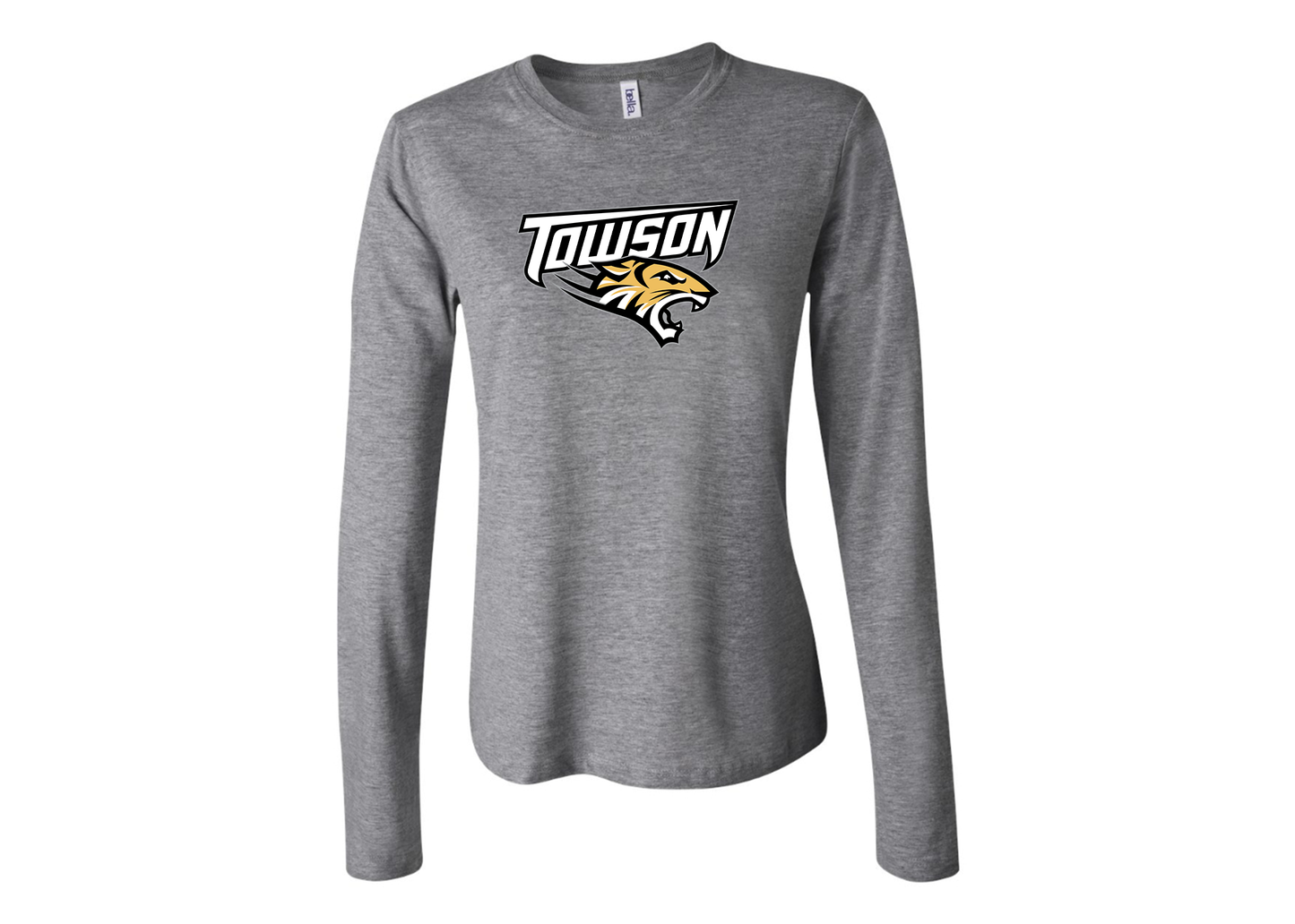 BELLA CANVAS Women’s Towson Tigers Jersey Long Sleeve Tee
