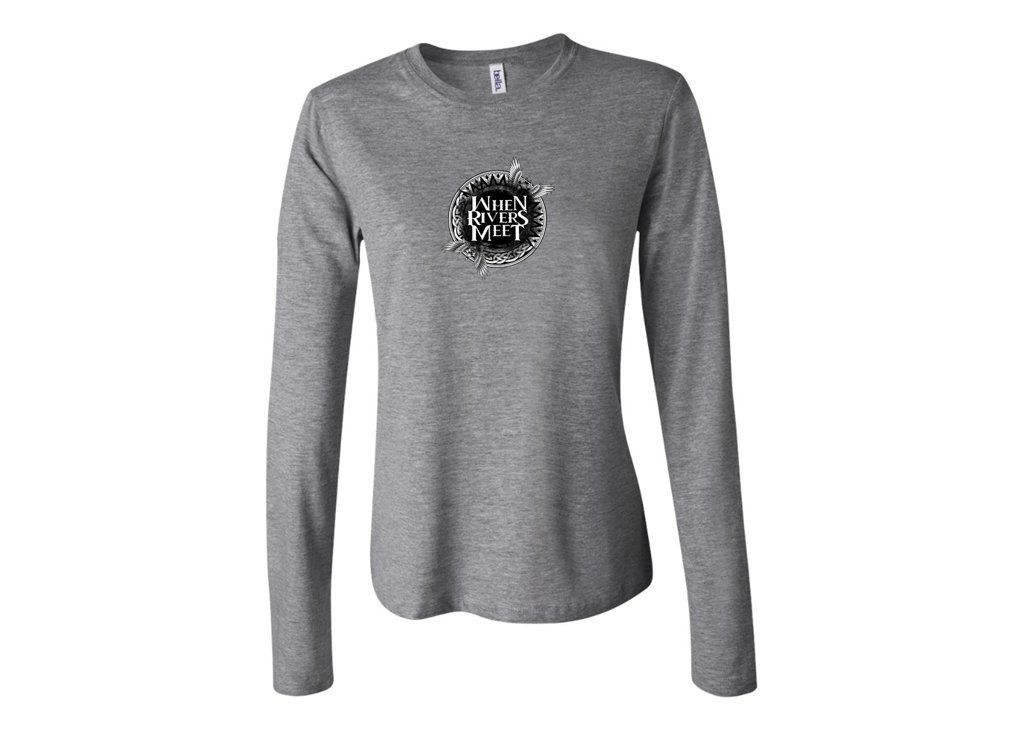 BELLA CANVAS Women’s When Rivers Meet Jersey Long Sleeve Tee