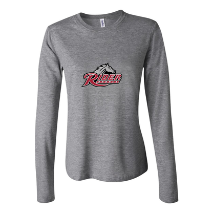 BELLA CANVAS Women’s Rider Broncs Logo Jersey Long Sleeve Tee