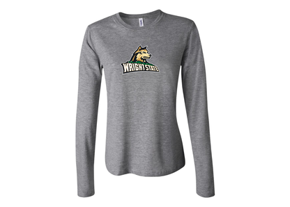 BELLA CANVAS Women’s Wright State Raiders Jersey Long Sleeve Tee