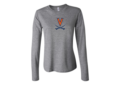BELLA CANVAS Women’s Virginia Cavaliers Jersey Long Sleeve Tee