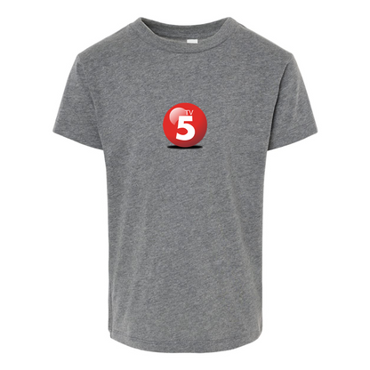 ABC TV5 Logo BELLA  CANVAS Toddler Jersey Tee