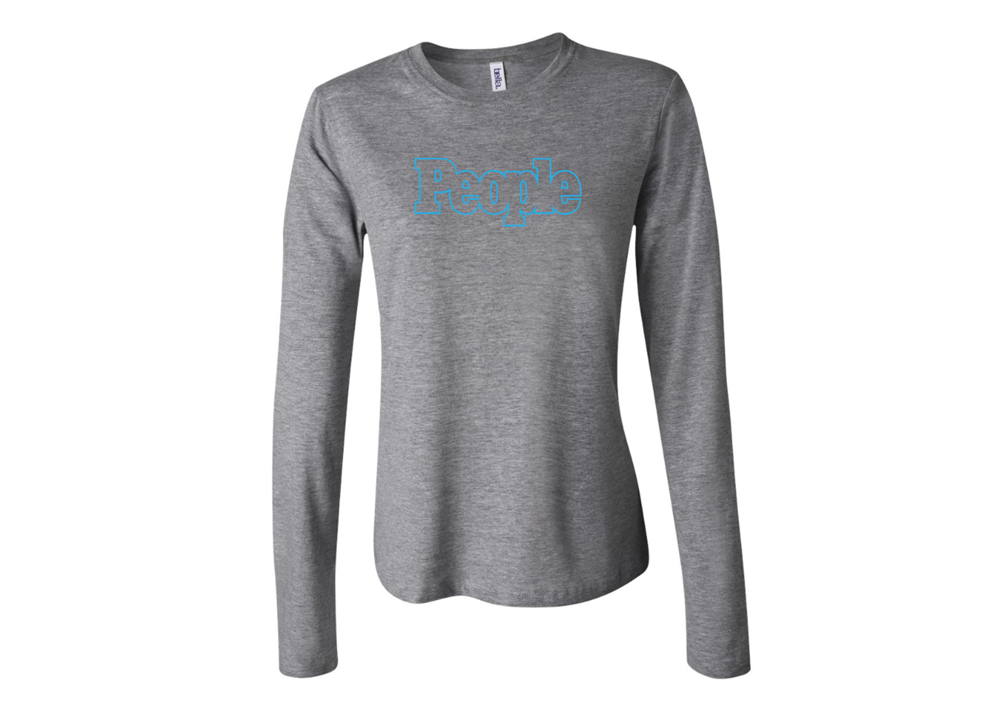 BELLA CANVAS Women’s People Magazine Logo Jersey Long Sleeve Tee