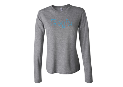 BELLA CANVAS Women’s People Magazine Logo Jersey Long Sleeve Tee
