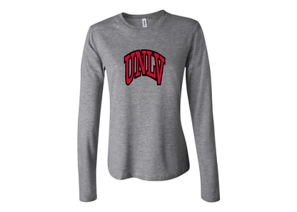 BELLA CANVAS Women’s UNLV Rebels Jersey Long Sleeve Tee