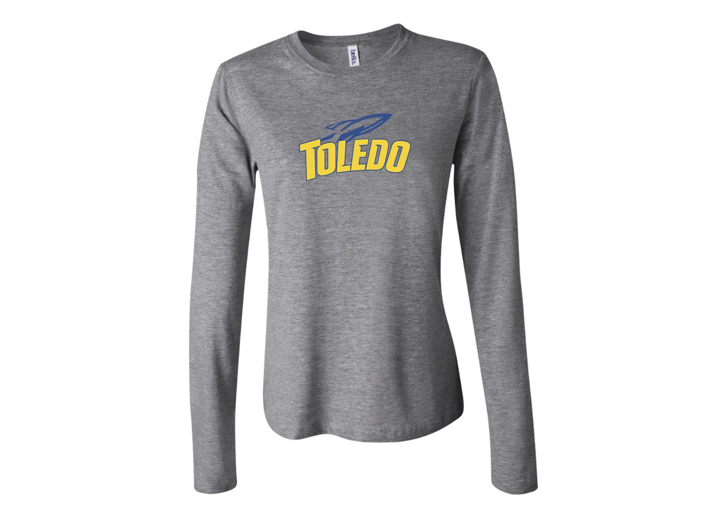 BELLA CANVAS Women’s Toledo Rockets Jersey Long Sleeve Tee