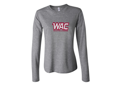 BELLA CANVAS Women’s Western Athletic Conference Jersey Long Sleeve Tee