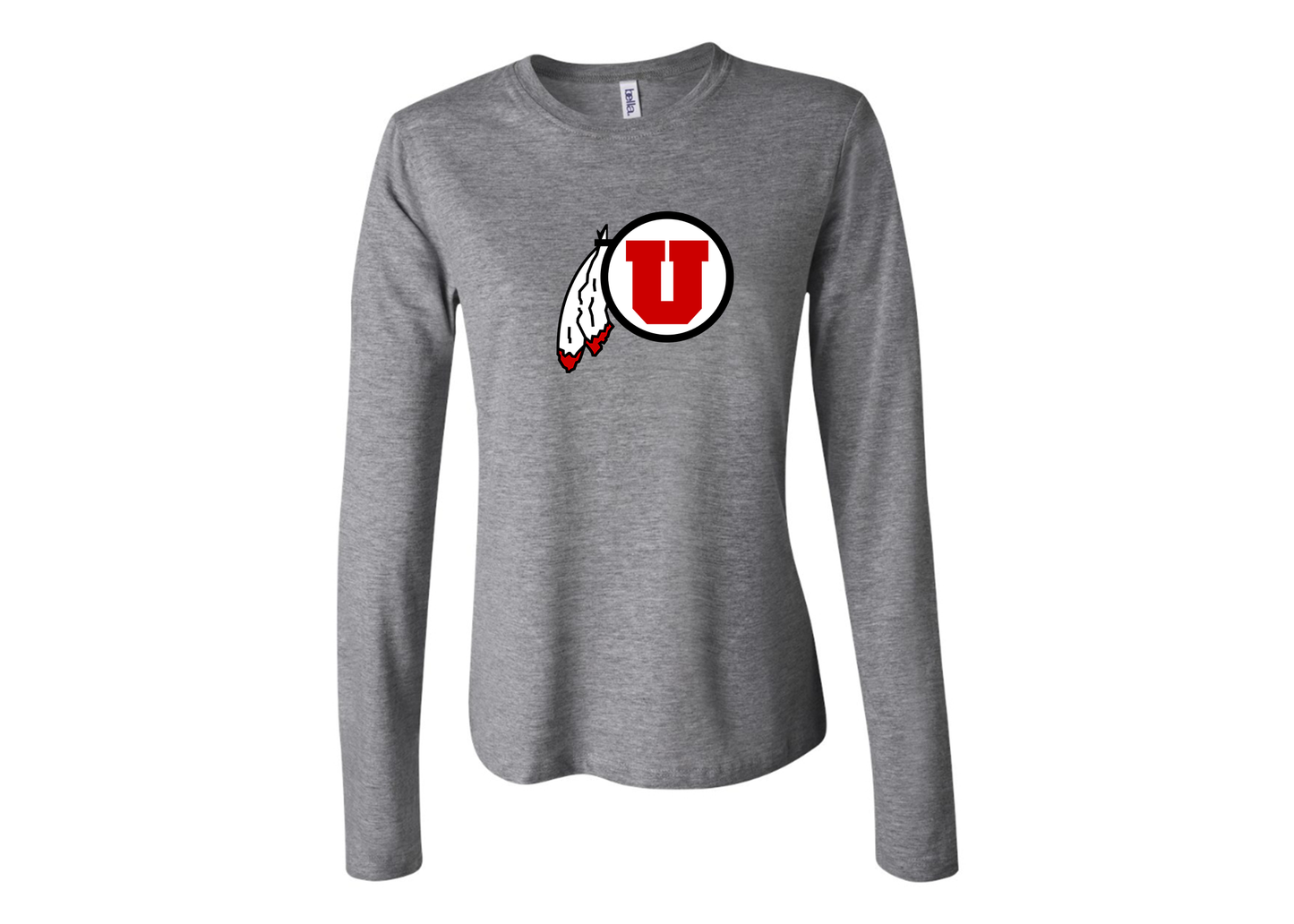 BELLA CANVAS Women’s Utah Utes Jersey Long Sleeve Tee