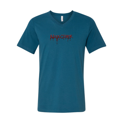 Alice Cooper Logo BELLA  CANVAS - Jersey V-Neck T-Shirt