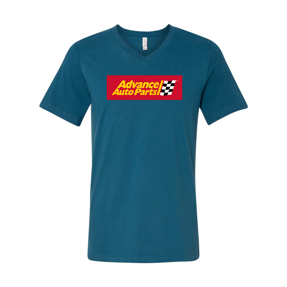 Advance Auto Parts Logo BELLA  CANVAS - Jersey V-Neck T-Shirt