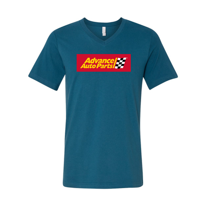 Advance Auto Parts Logo BELLA  CANVAS - Jersey V-Neck T-Shirt