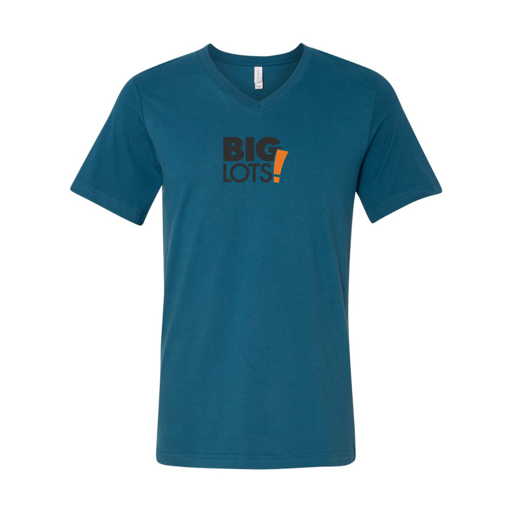 Big Lots Logo BELLA  CANVAS - Jersey V-Neck T-Shirt