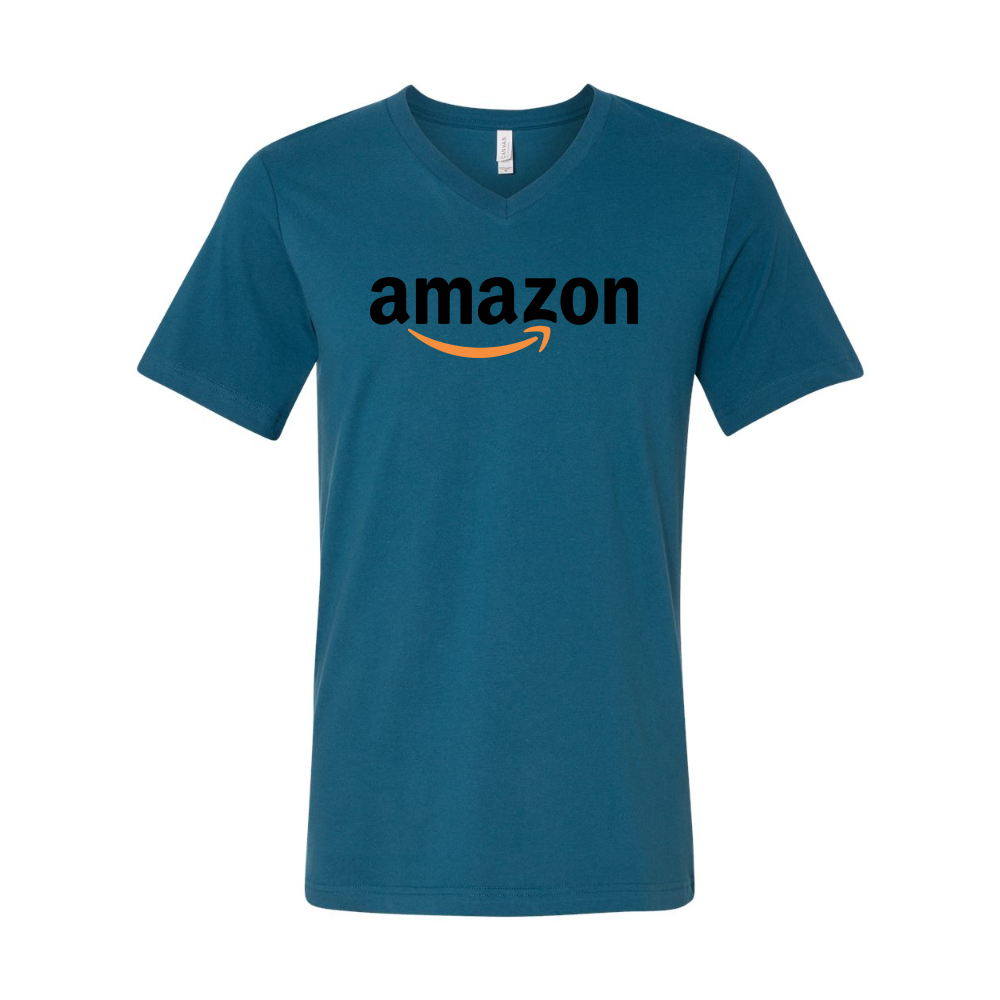 Amazon Logo BELLA  CANVAS - Jersey V-Neck T-Shirt