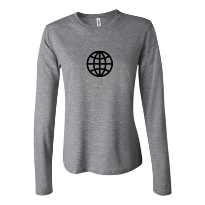 Internet Globe Jersey Long Sleeve Tee