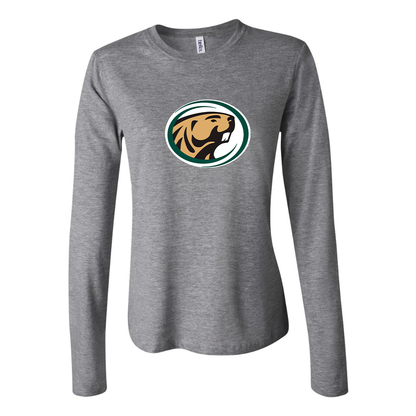 BELLA CANVAS Women’s Bemidji State Beavers Jersey Long Sleeve Tee