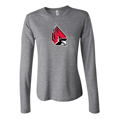 BELLA CANVAS  Ball State Cardinals Jersey Long Sleeve Tee