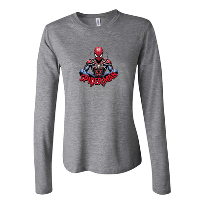 BELLA CANVAS Women’s Spider-Man 2025 Jersey Long Sleeve Tee