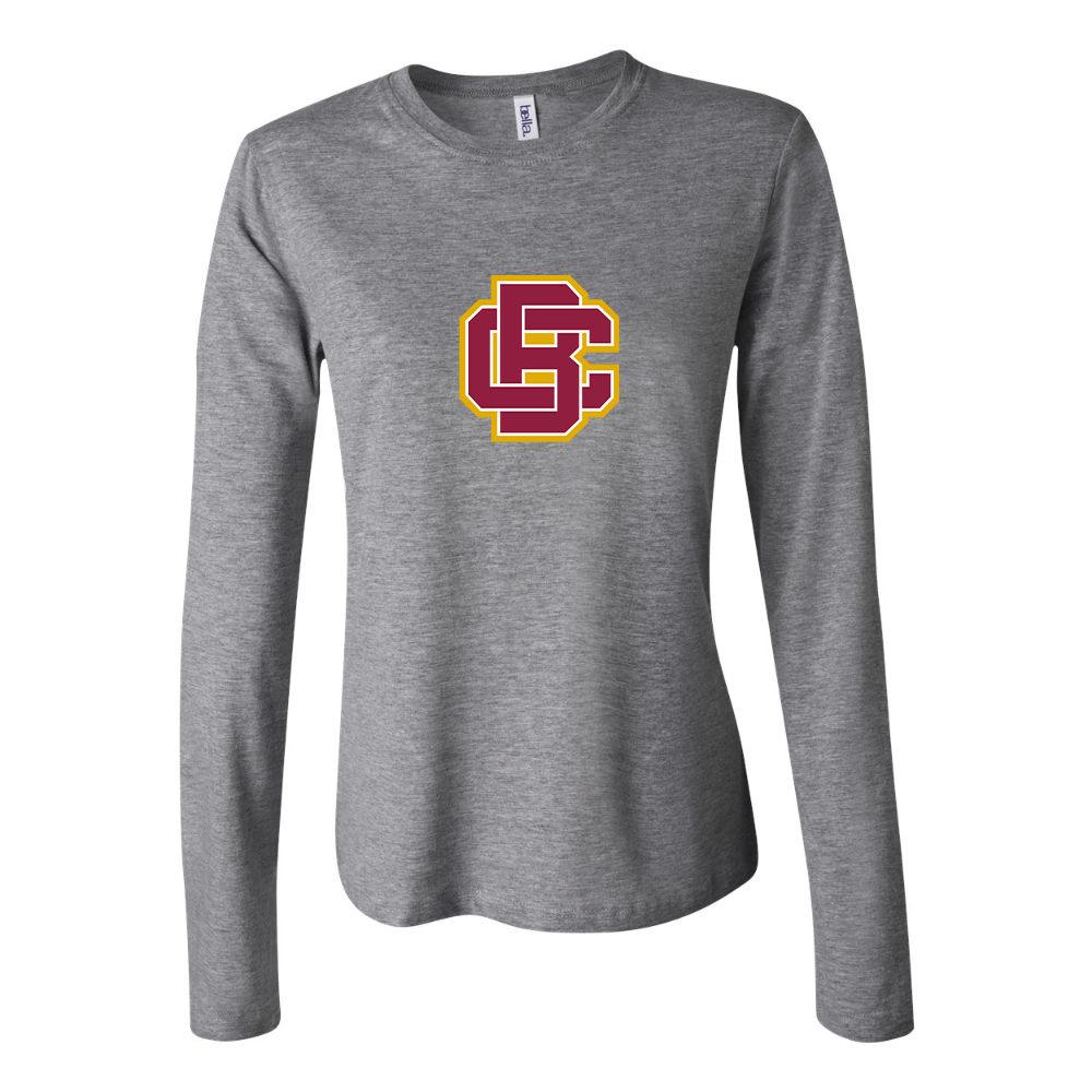 BELLA CANVAS Women’s Bethune Cookman Wildcats  Jersey Long Sleeve Tee