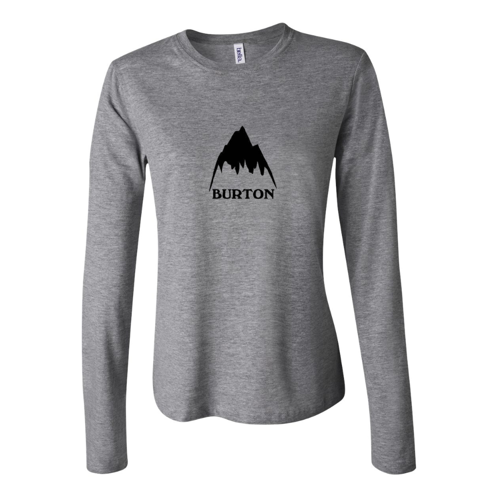 BELLA CANVAS Women’s  Burton Mountain  Jersey Long Sleeve Tee