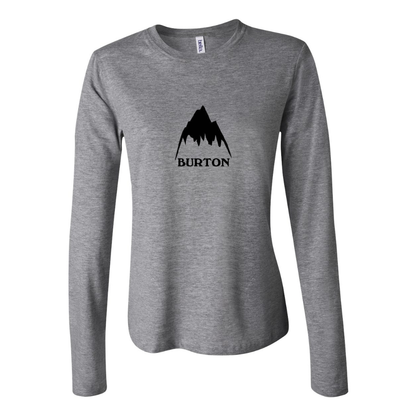 BELLA CANVAS Women’s  Burton Mountain  Jersey Long Sleeve Tee