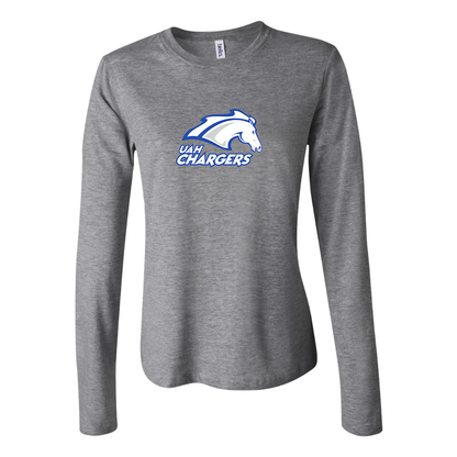 BELLA CANVAS Women’s Alabama Huntsville Chargers Jersey Long Sleeve Tee